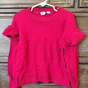 GAP kids Vibrant Pink Crew Neck Sweater